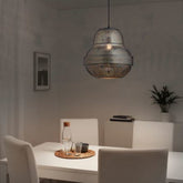 IKEA ASIGE Pendant Lamp, Hanging Lamp, Pendant Lighting, Ceiling Hanging Lamp, Pendant Lamp for Living Room, Silver-Colour